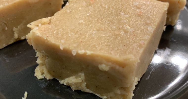 Keto Salted Caramel Peanut Butter Fudge