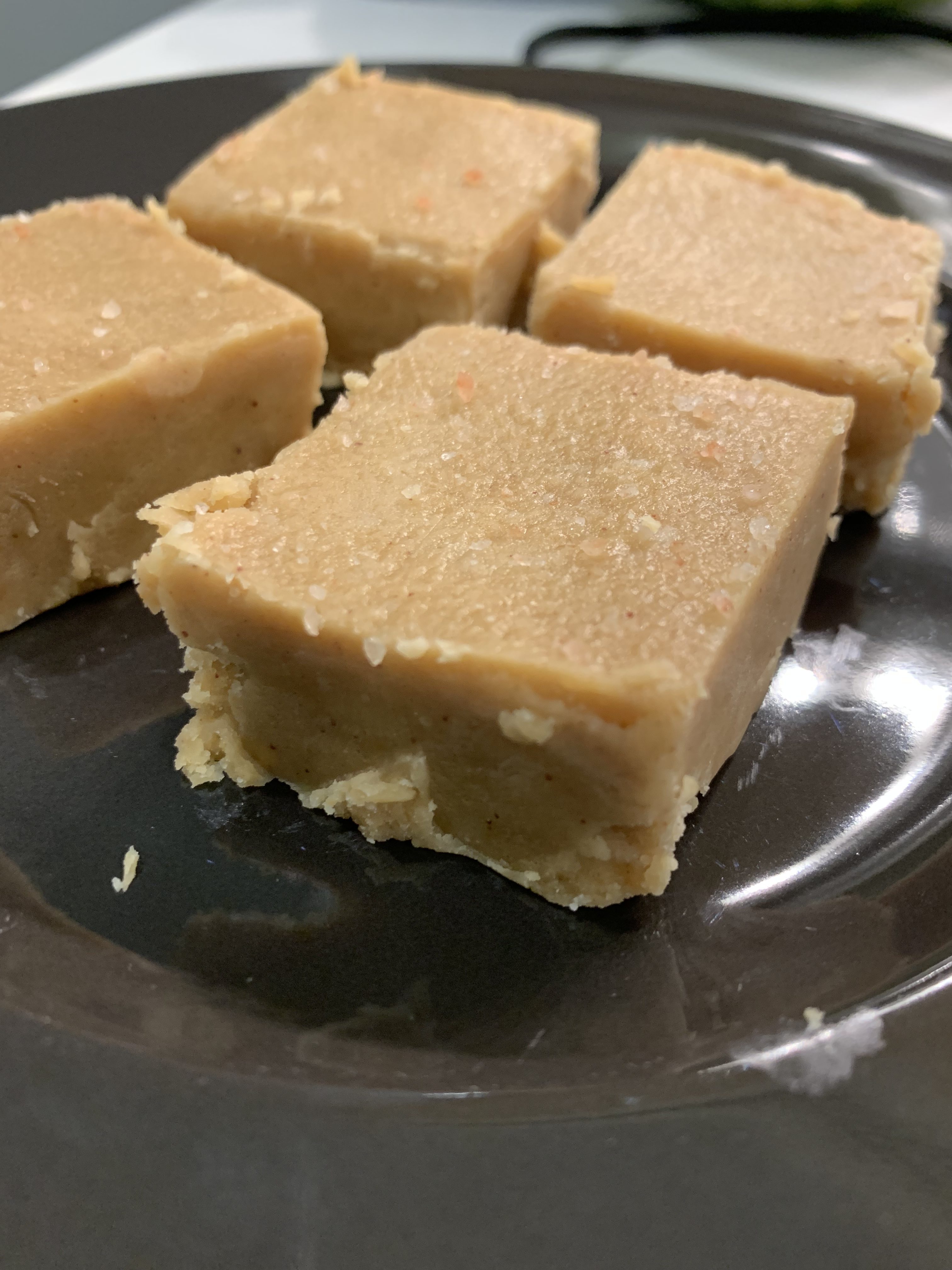 Keto Salted Caramel Peanut Butter Fudge