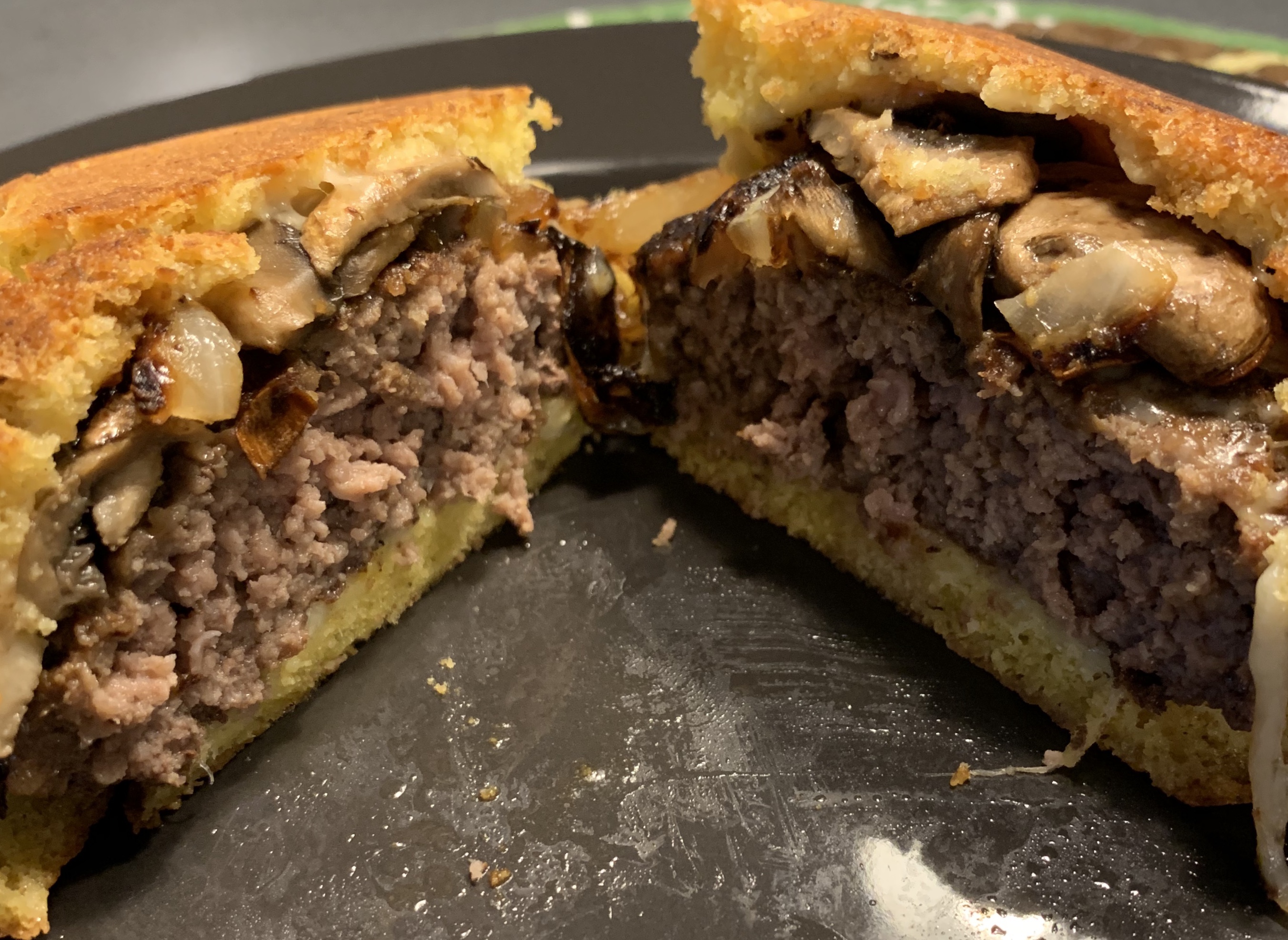 Keto 90-Second “Rye” Bread Patty Melts