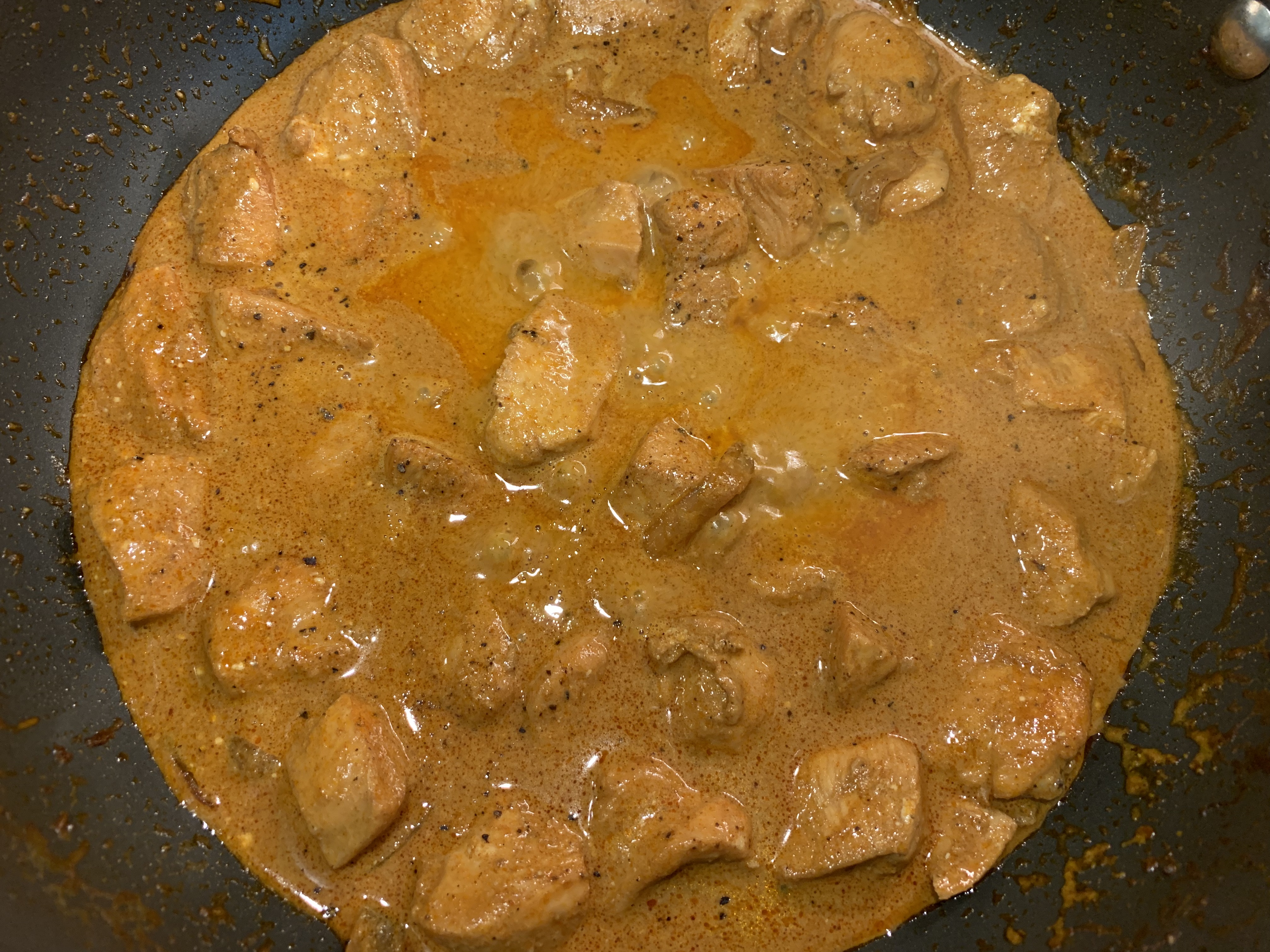 Chicken Paprikash with Buttered Cabbage Noodles