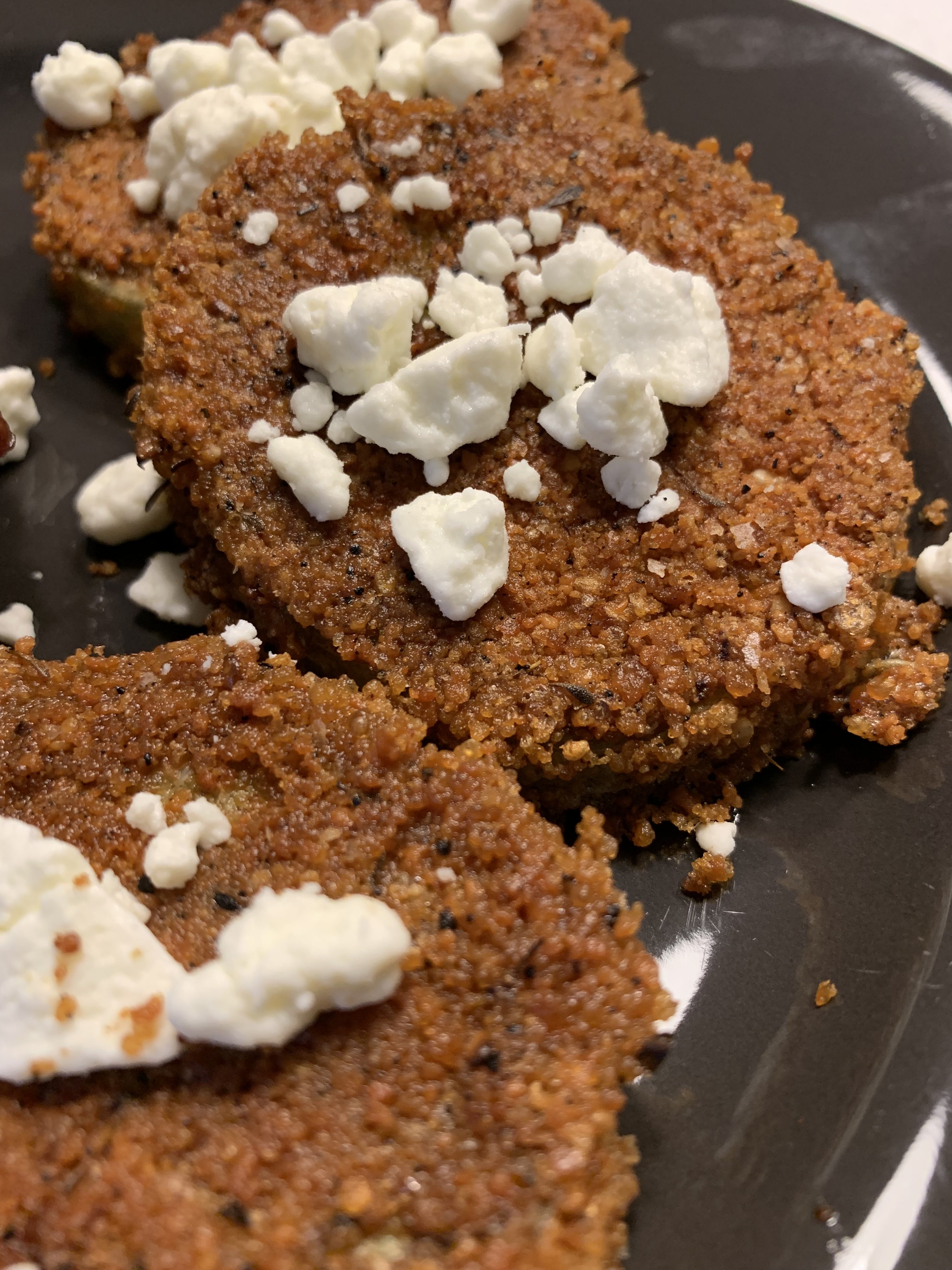 Keto Fried Green Tomatoes