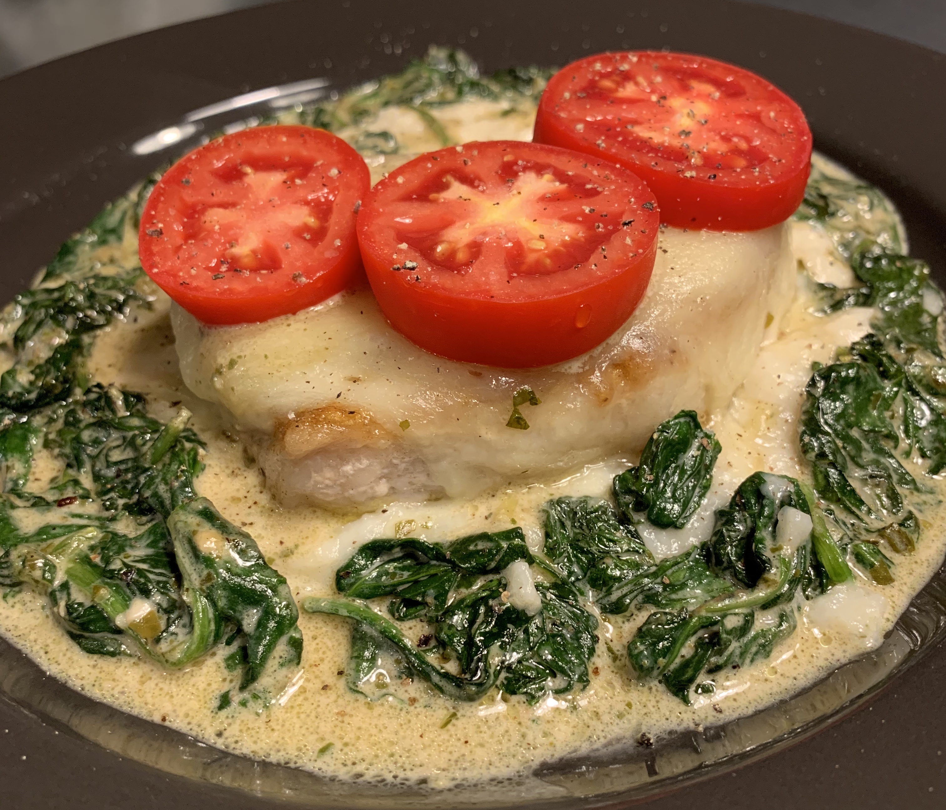 Caprese Smothered Pork Chops