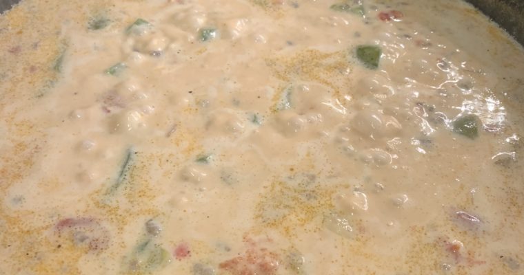 Creamy Italian Sausage and Pepper Soup